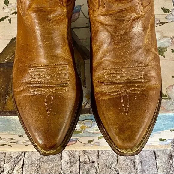 Vintage Brown Cowboy & Western Boots - Picture 3 of 6